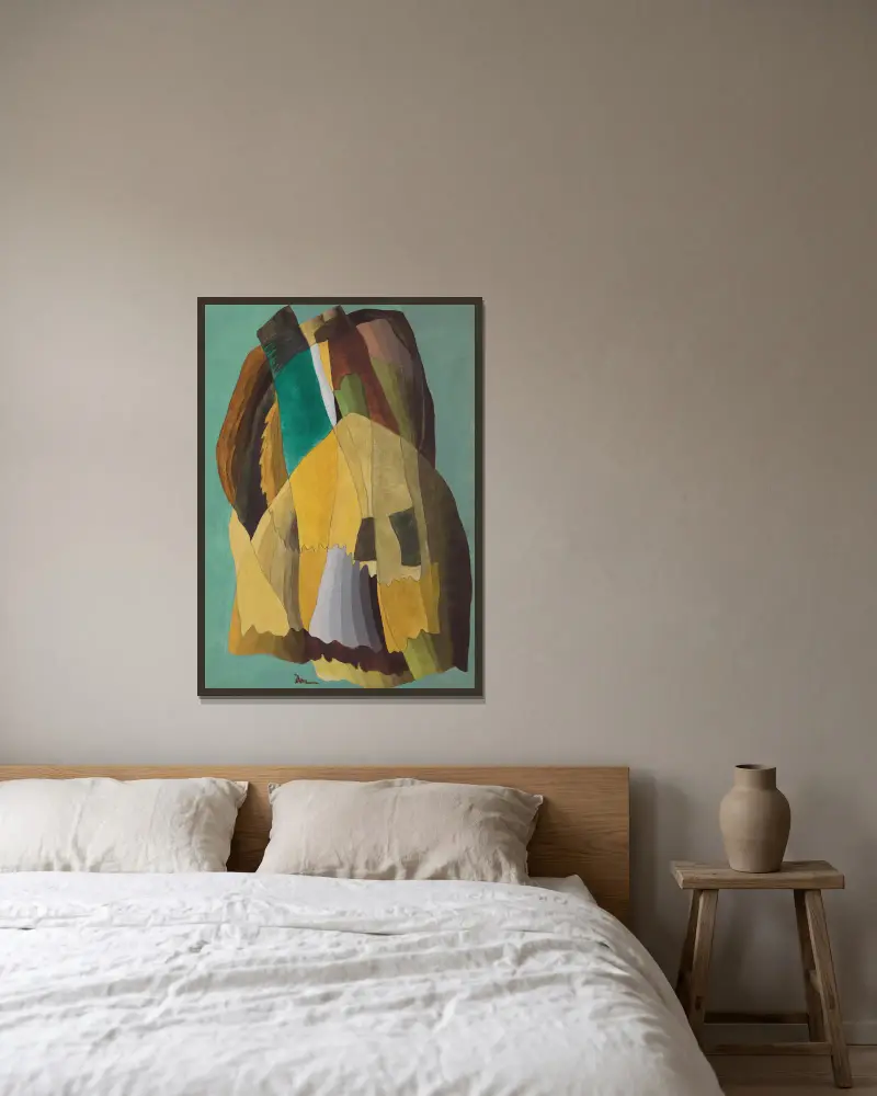 Strandweg von Arthur Dove gerahmt an einer Wand