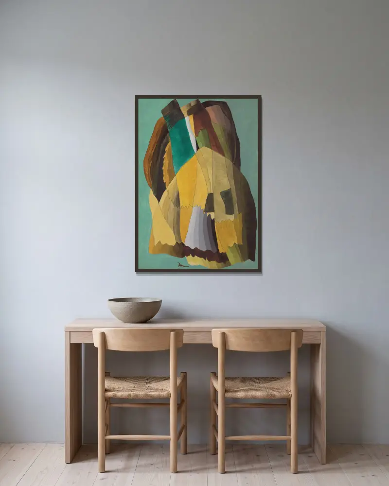 Strandweg von Arthur Dove gerahmt an einer Wand