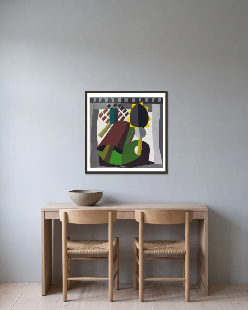 Härbärget, Arthur Dove v rámu na stěně