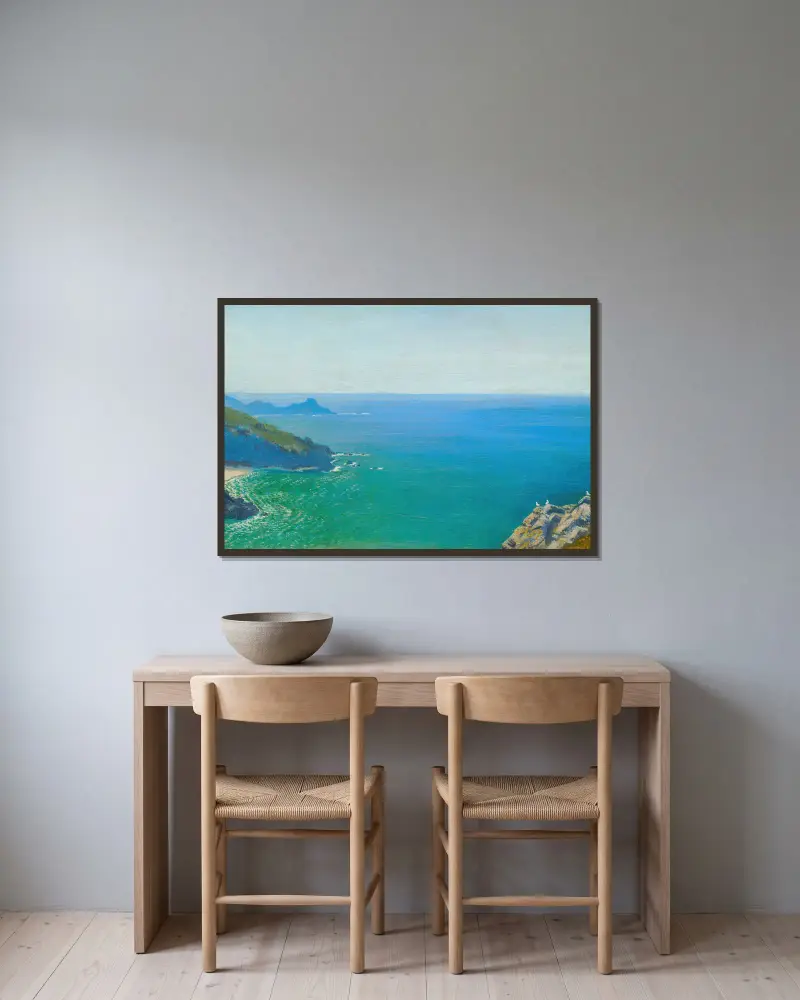 Gurnard’s Head, from St Ives side av Arthur Hughes inramad på en vägg