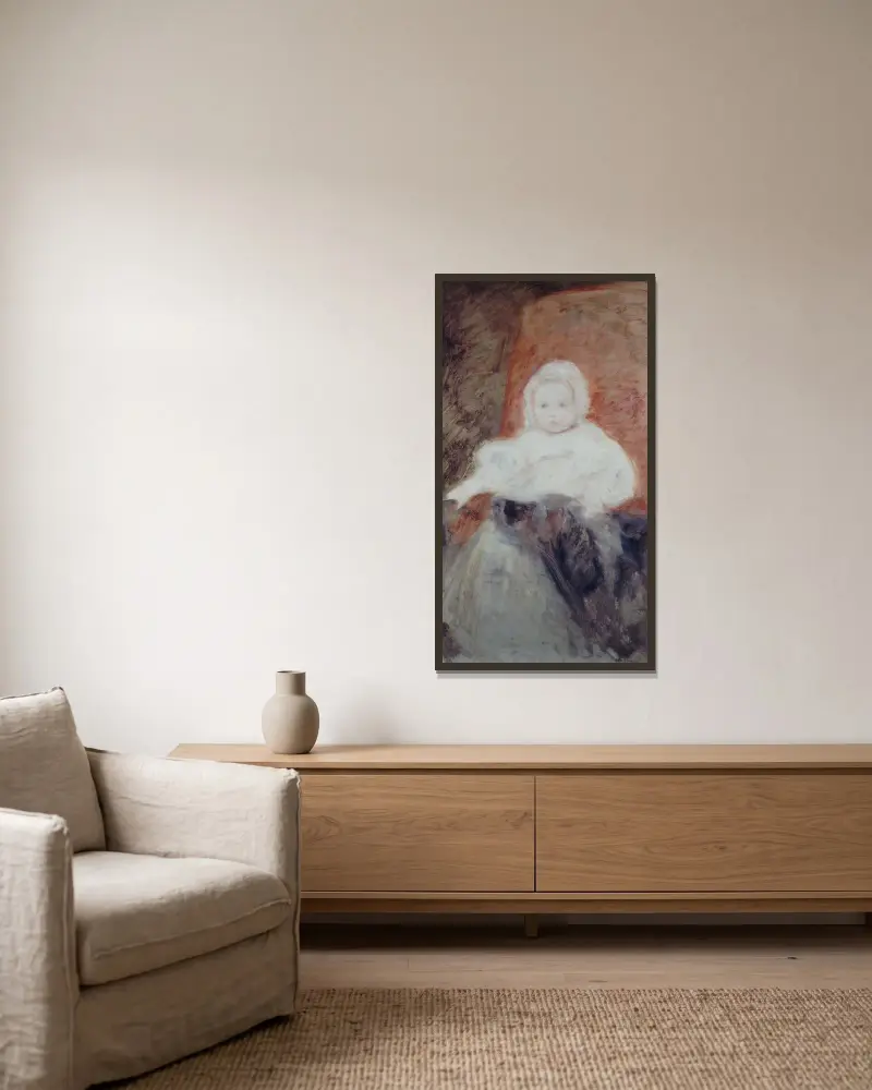 Cornélie Scheffer als Kind von Ary Scheffer gerahmt an einer Wand