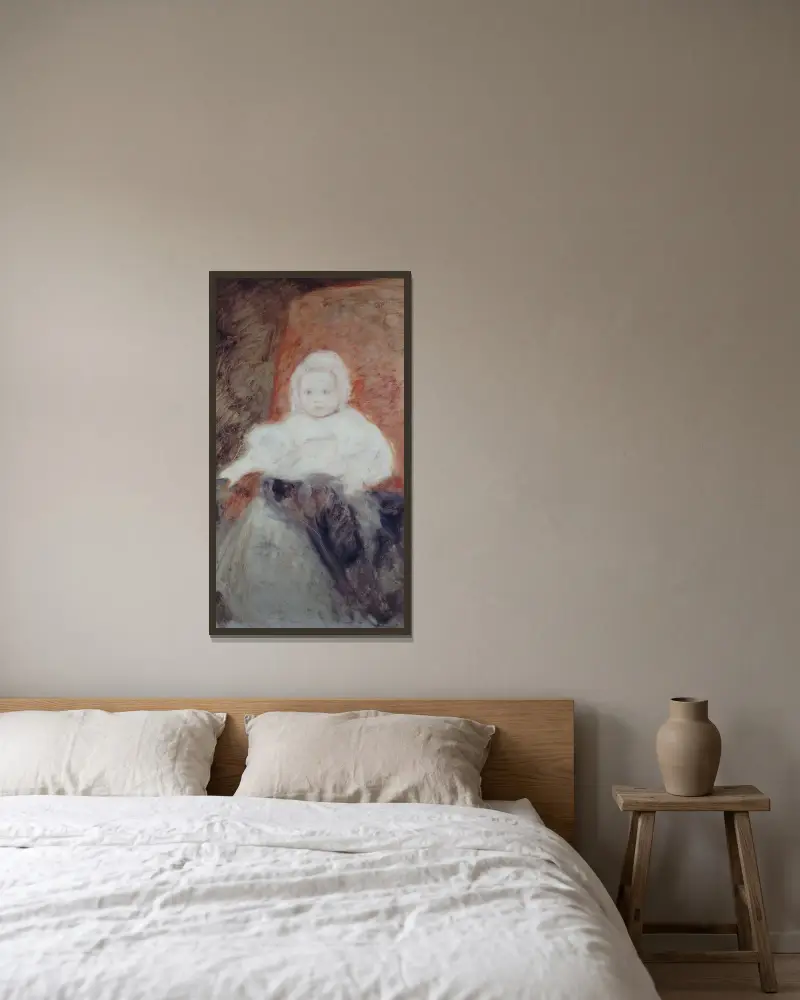 Cornélie Scheffer als Kind von Ary Scheffer gerahmt an einer Wand