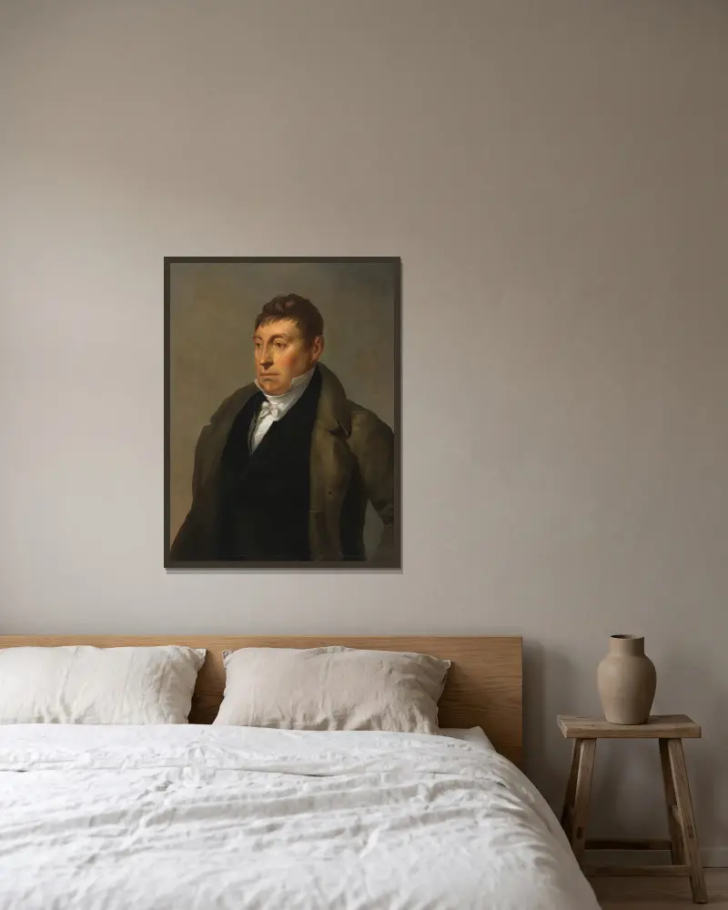 Marquis de Lafayette von Ary Scheffer gerahmt an einer Wand