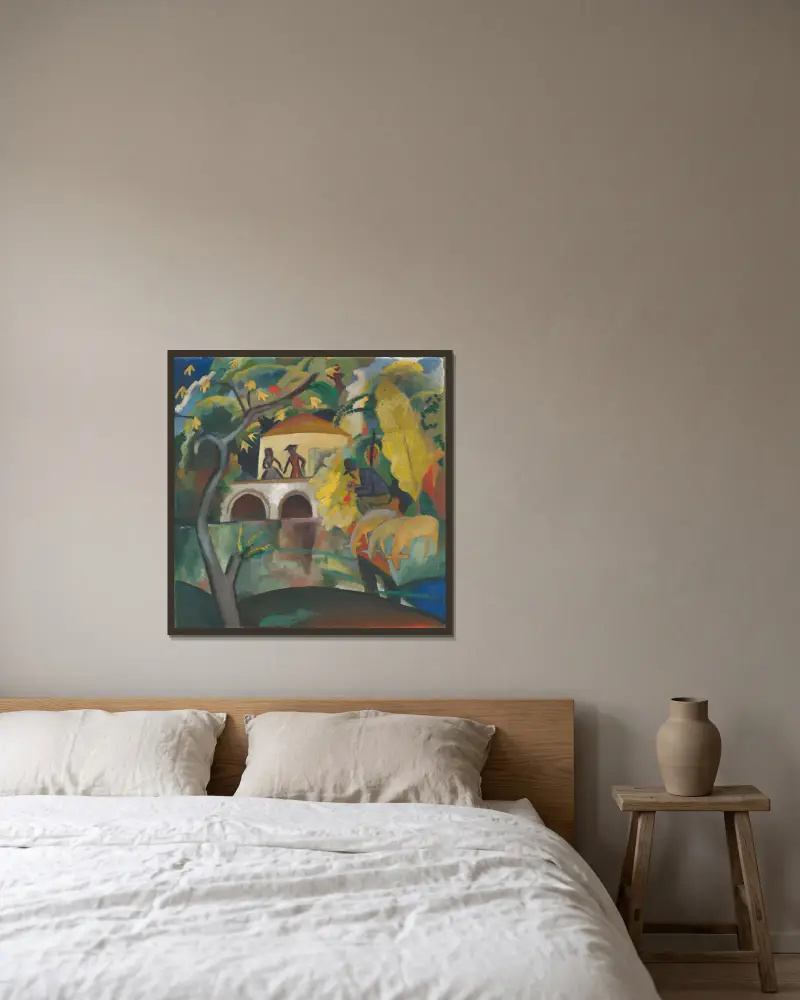 Rokoko, August Macke w ramie na ścianie