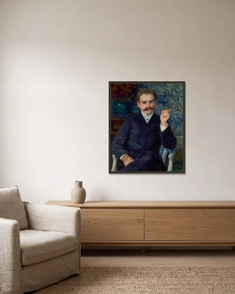 Albert Cahen d’Anvers, Pierre-Auguste Renoir v rámu na stěně