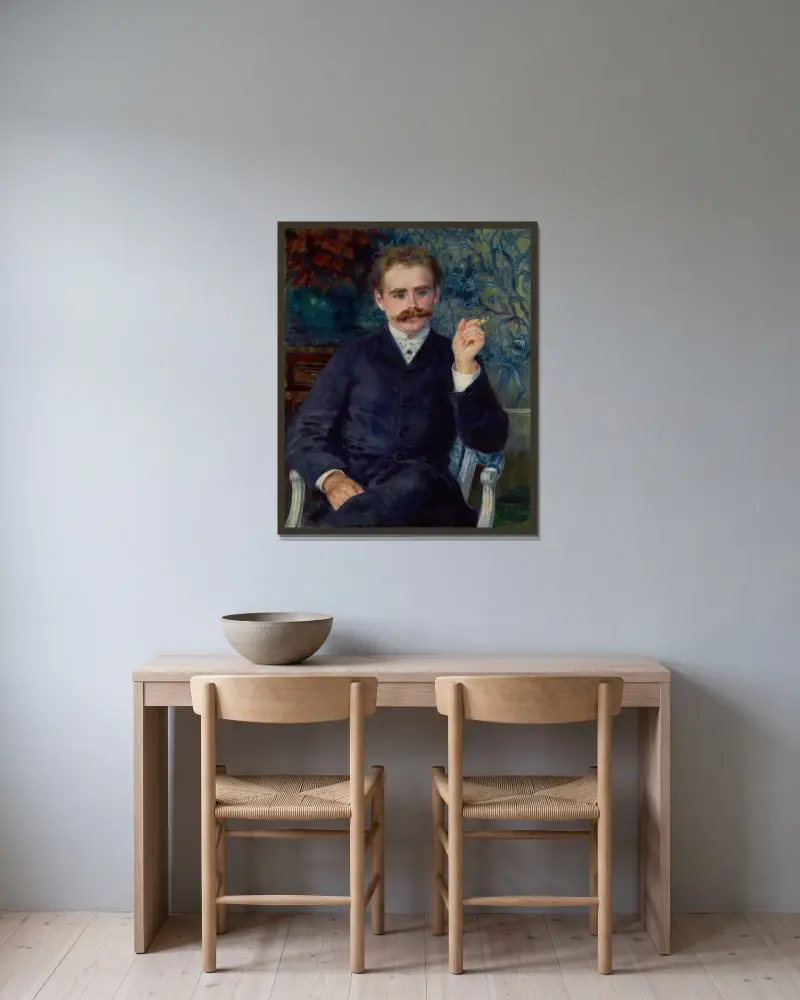 Albert Cahen d’Anvers, Pierre-Auguste Renoir v rámu na stěně