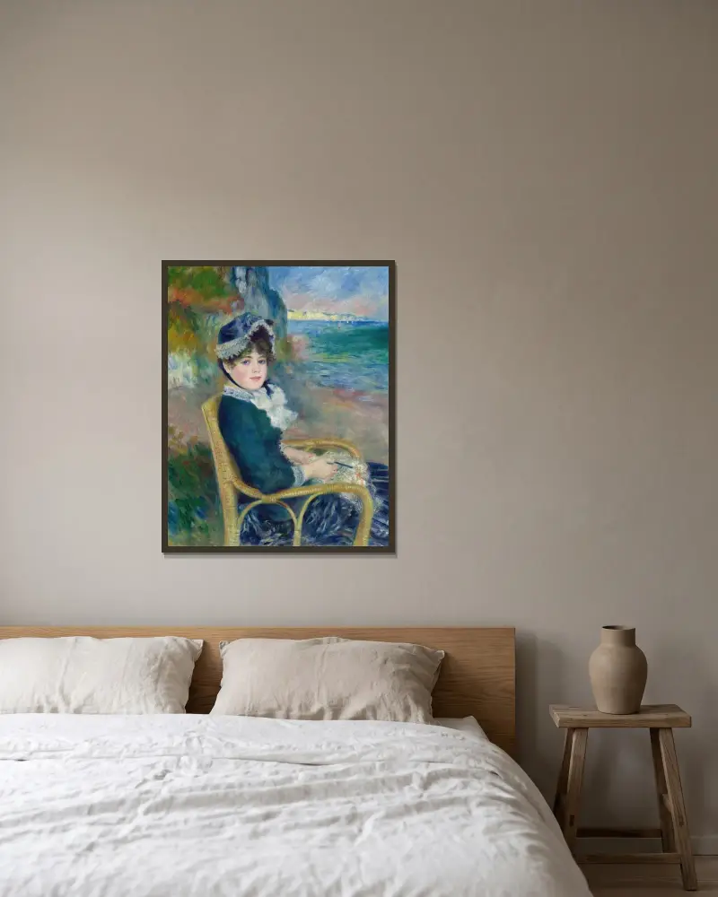 U moře, Pierre-Auguste Renoir v rámu na stěně