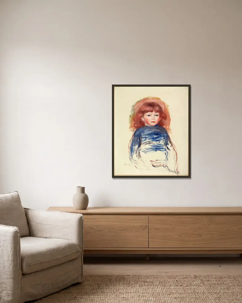 Coco, Pierre-Auguste Renoir v rámu na stěně