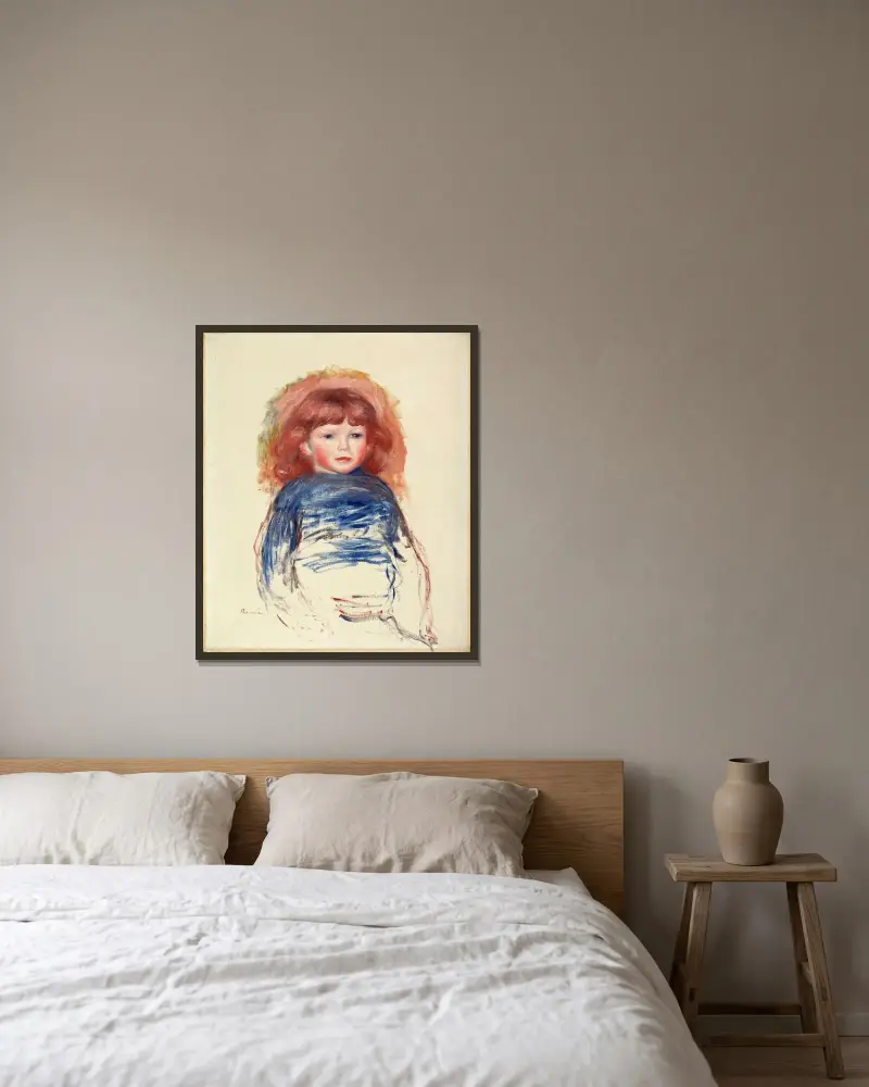 Coco, Pierre-Auguste Renoir v rámu na stěně