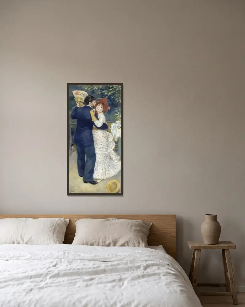 Taniec na wsi, Pierre-Auguste Renoir w ramie na ścianie