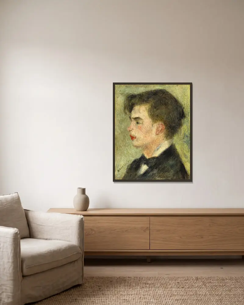 Georges Rivière, Pierre-Auguste Renoir v rámu na stěně