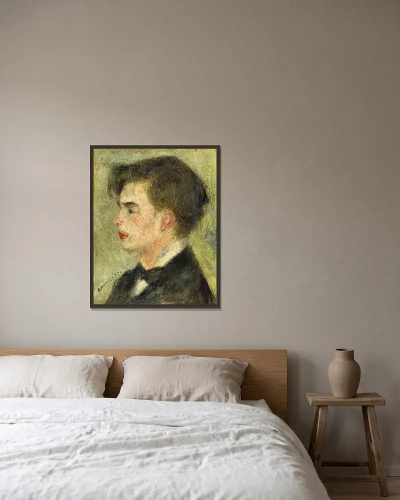 Georges Rivière, Pierre-Auguste Renoir v rámu na stěně