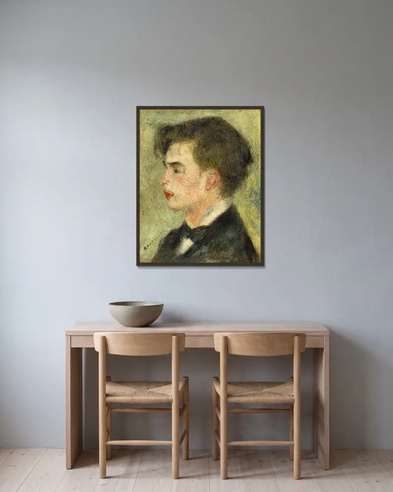Georges Rivière, Pierre-Auguste Renoir v rámu na stěně