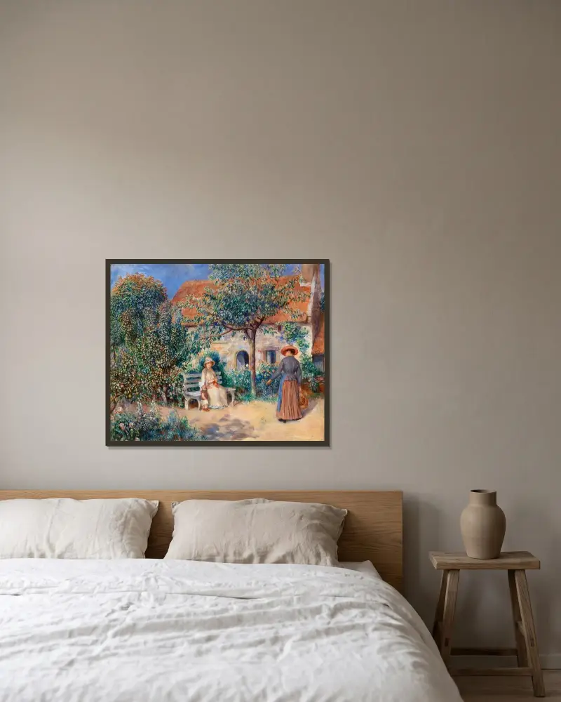 W Bretanii, Pierre-Auguste Renoir w ramie na ścianie
