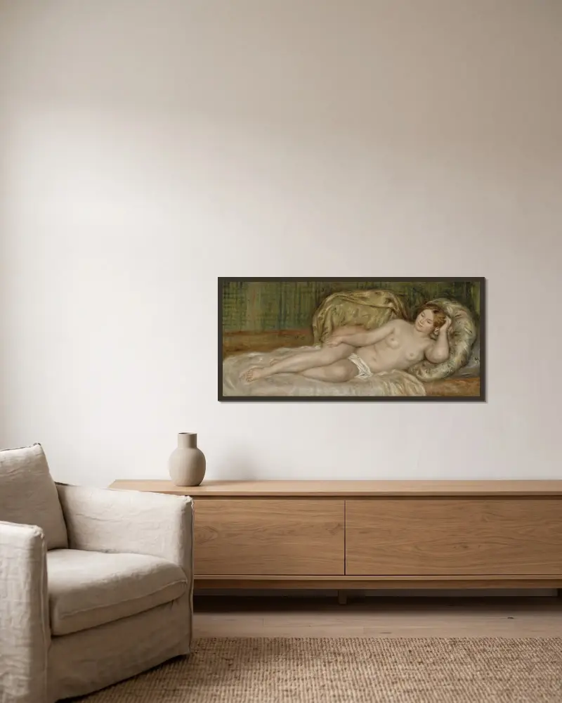 Velký akt, Pierre-Auguste Renoir v rámu na stěně