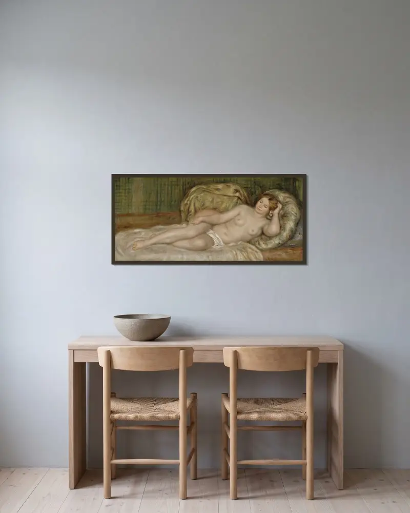 Velký akt, Pierre-Auguste Renoir v rámu na stěně