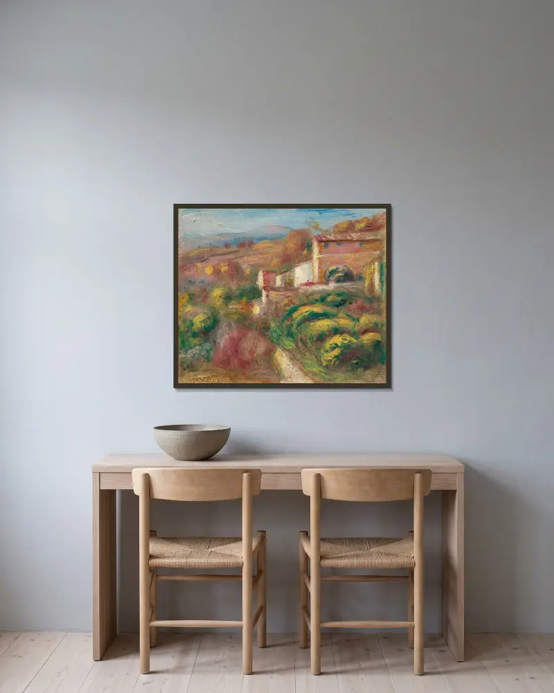 Poštovní dům, Pierre-Auguste Renoir v rámu na stěně