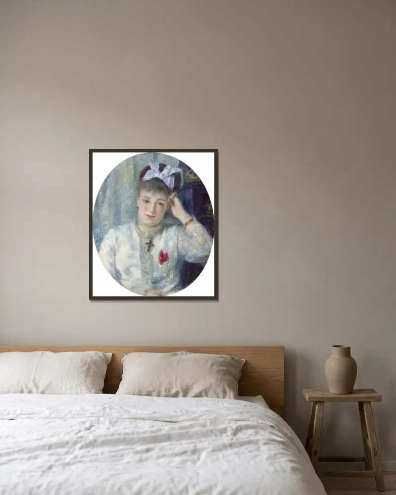 Marie Murer von Pierre-Auguste Renoir gerahmt an einer Wand