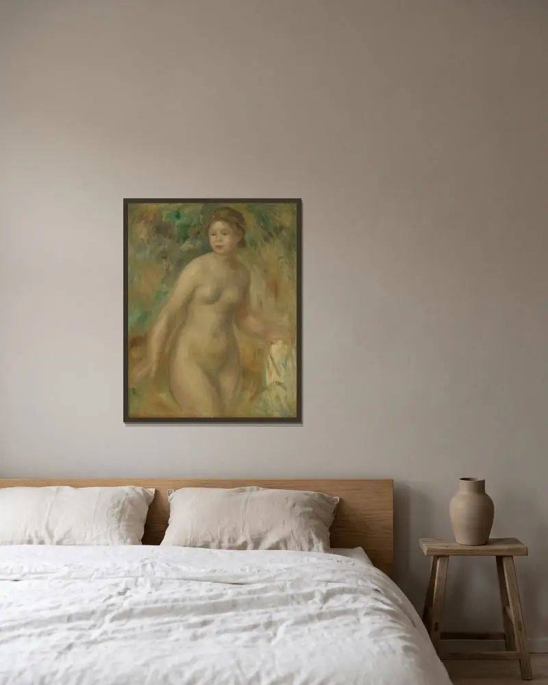 Akt, Pierre-Auguste Renoir v rámu na stěně