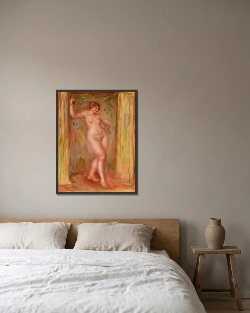 Akt z kastanietami, Pierre-Auguste Renoir w ramie na ścianie