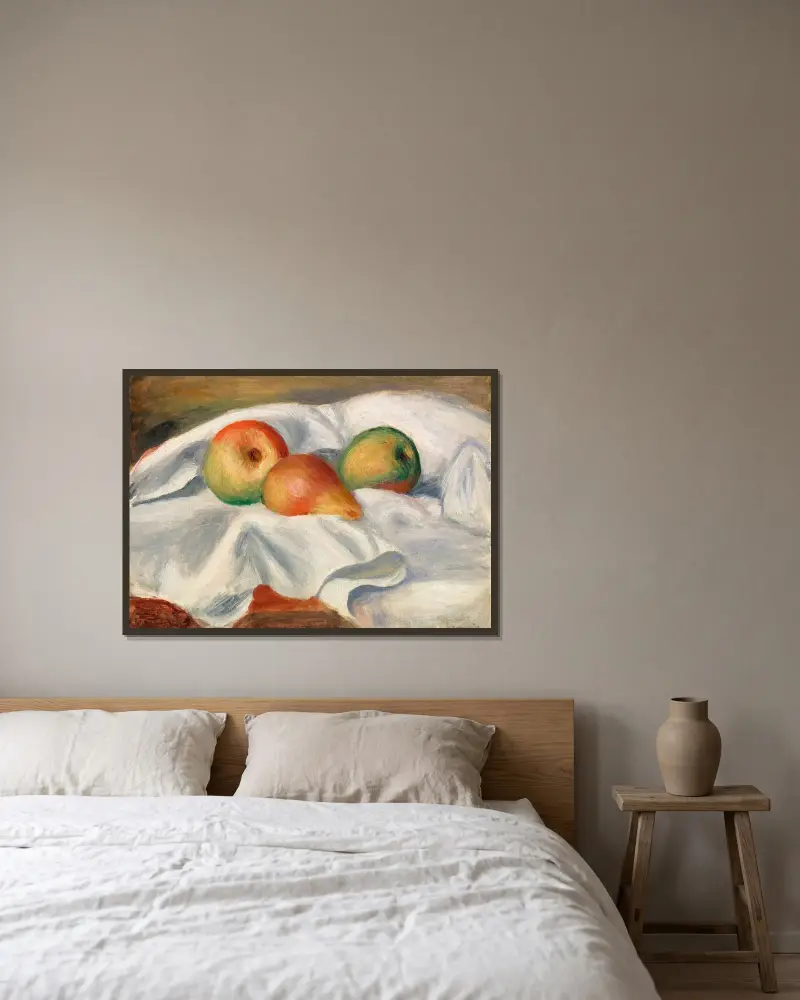 Hrušky (Poires), Pierre-Auguste Renoir v rámu na stěně