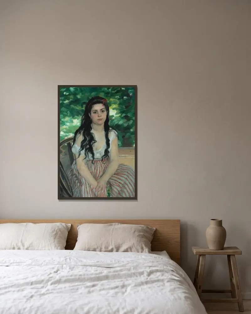 Léto, Pierre-Auguste Renoir v rámu na stěně