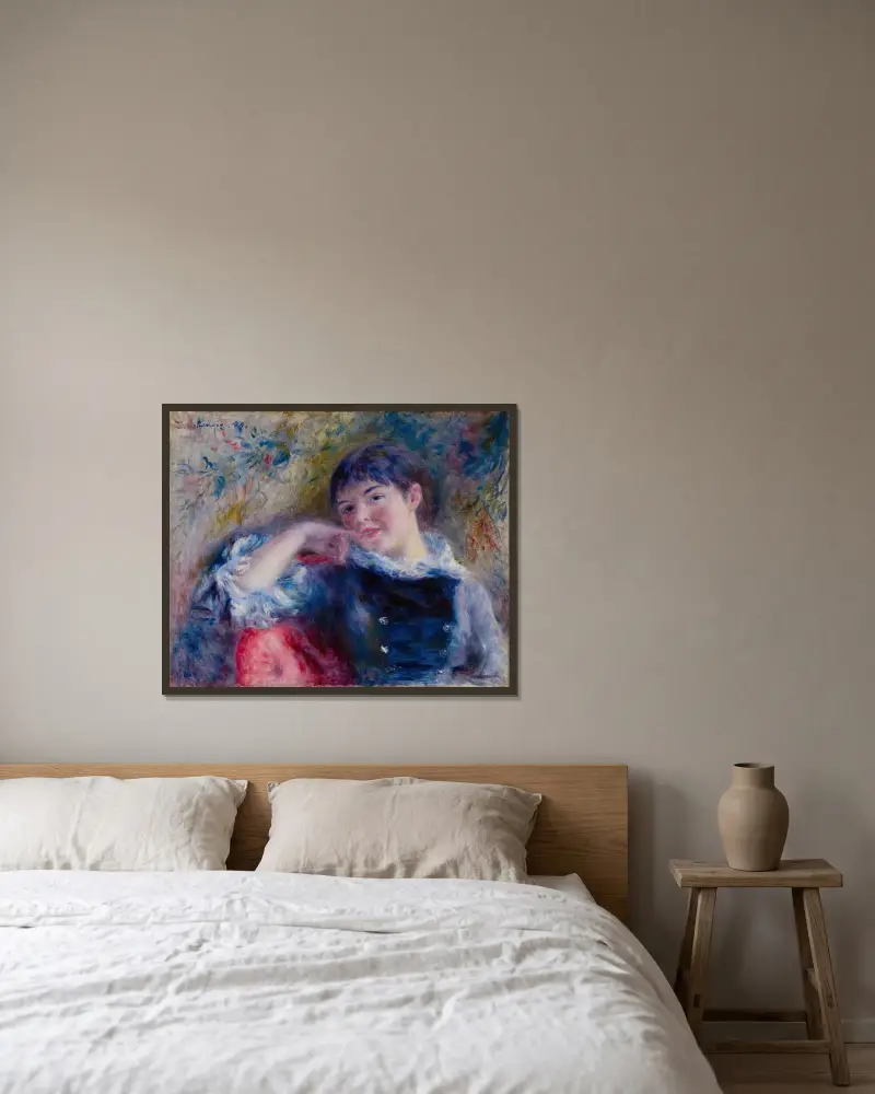 Snílka, Pierre-Auguste Renoir v rámu na stěně