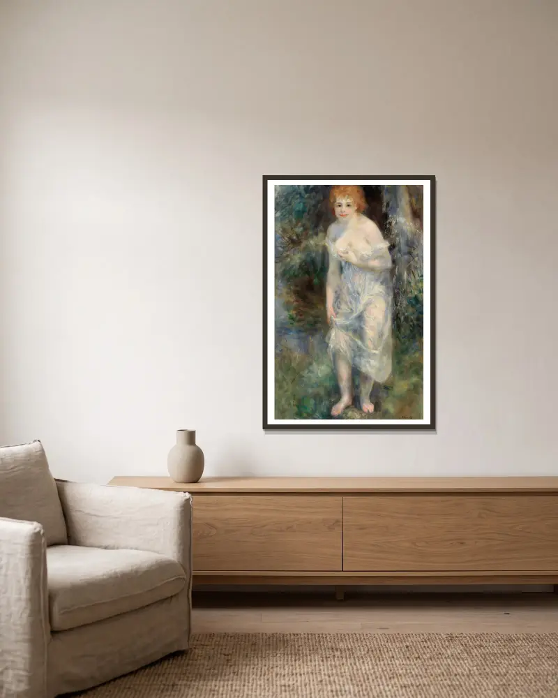 Pramen, Pierre-Auguste Renoir v rámu na stěně