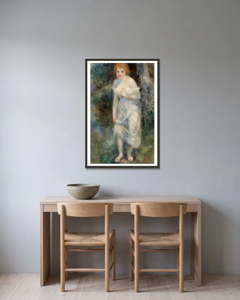 Pramen, Pierre-Auguste Renoir v rámu na stěně