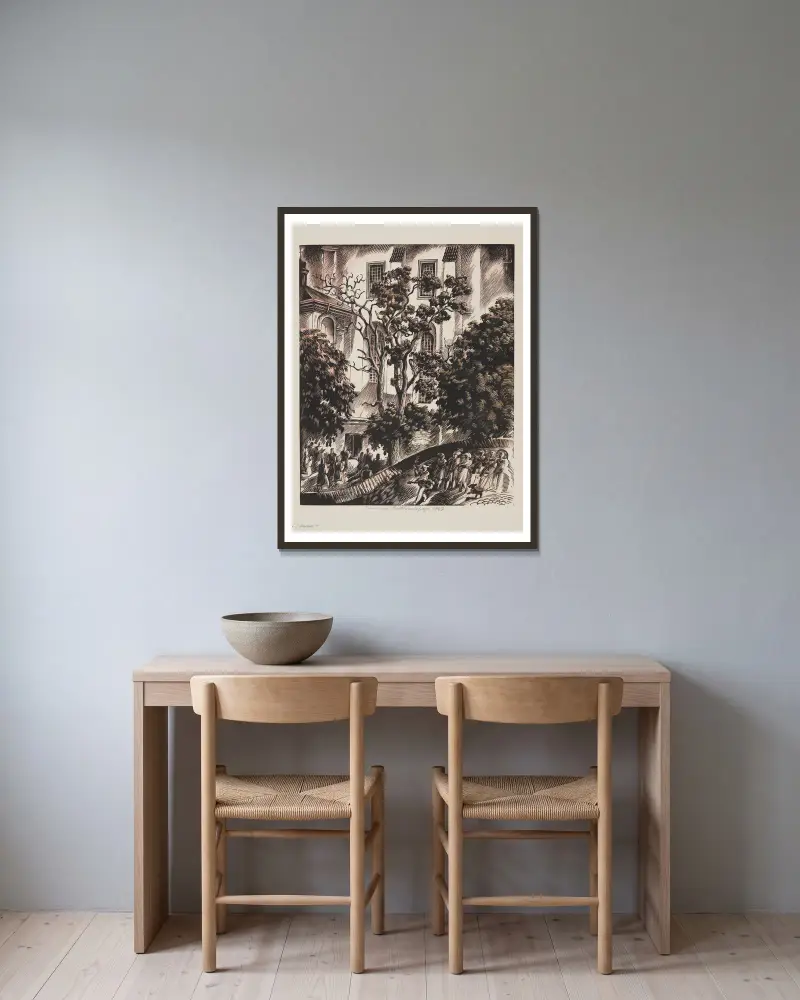 Diese und jene von Edmund Bartłomiejczyk gerahmt an einer Wand