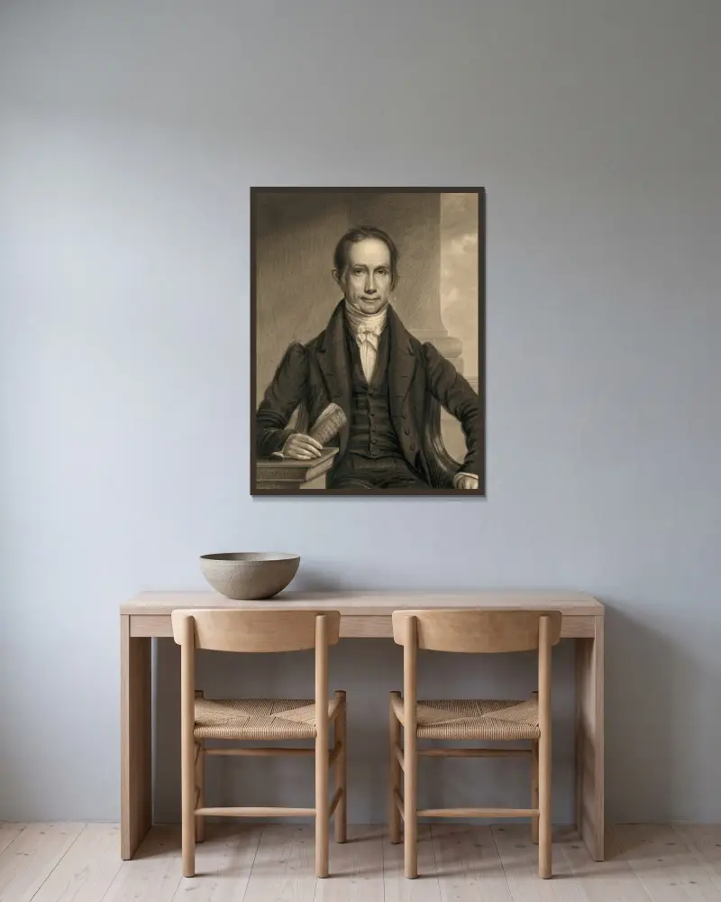 Henry Clay, James Barton Longacre v rámu na stěně
