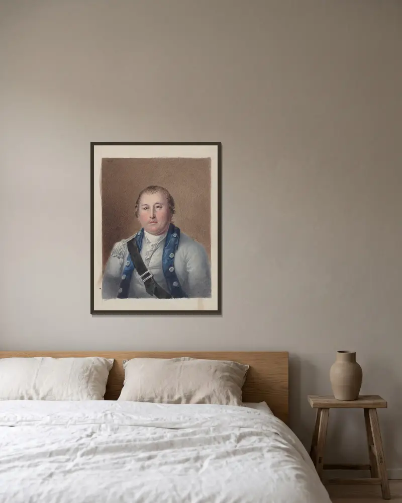 William Augustine Washington, James Barton Longacre v rámu na stěně