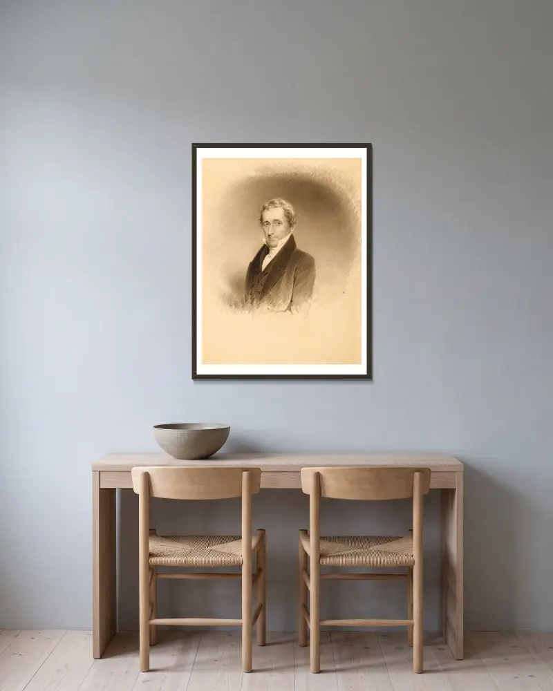 William Drayton, James Barton Longacre v rámu na stěně