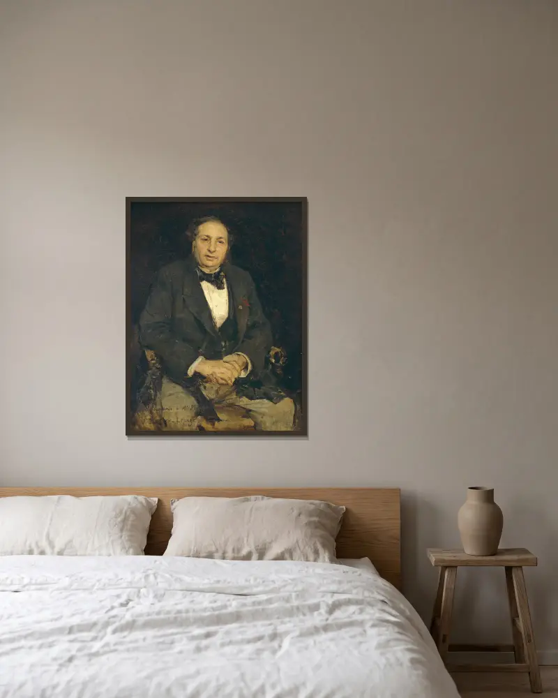 Simon Hayem von Jules Bastien-Lepage gerahmt an einer Wand