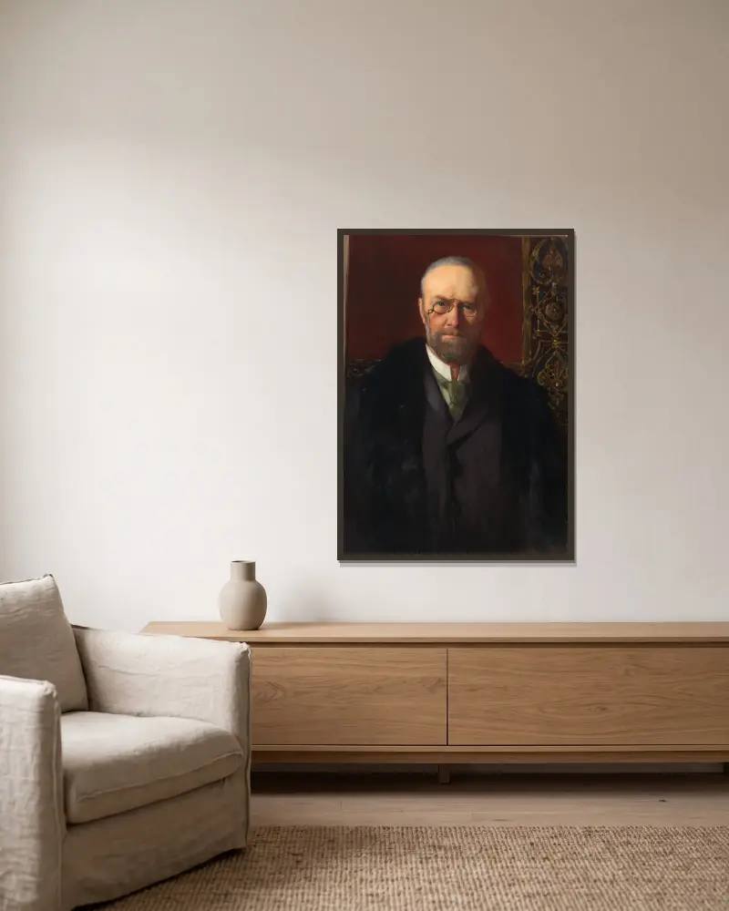 John Brooks Henderson, Jean-Joseph-Benjamin Constant v rámu na stěně