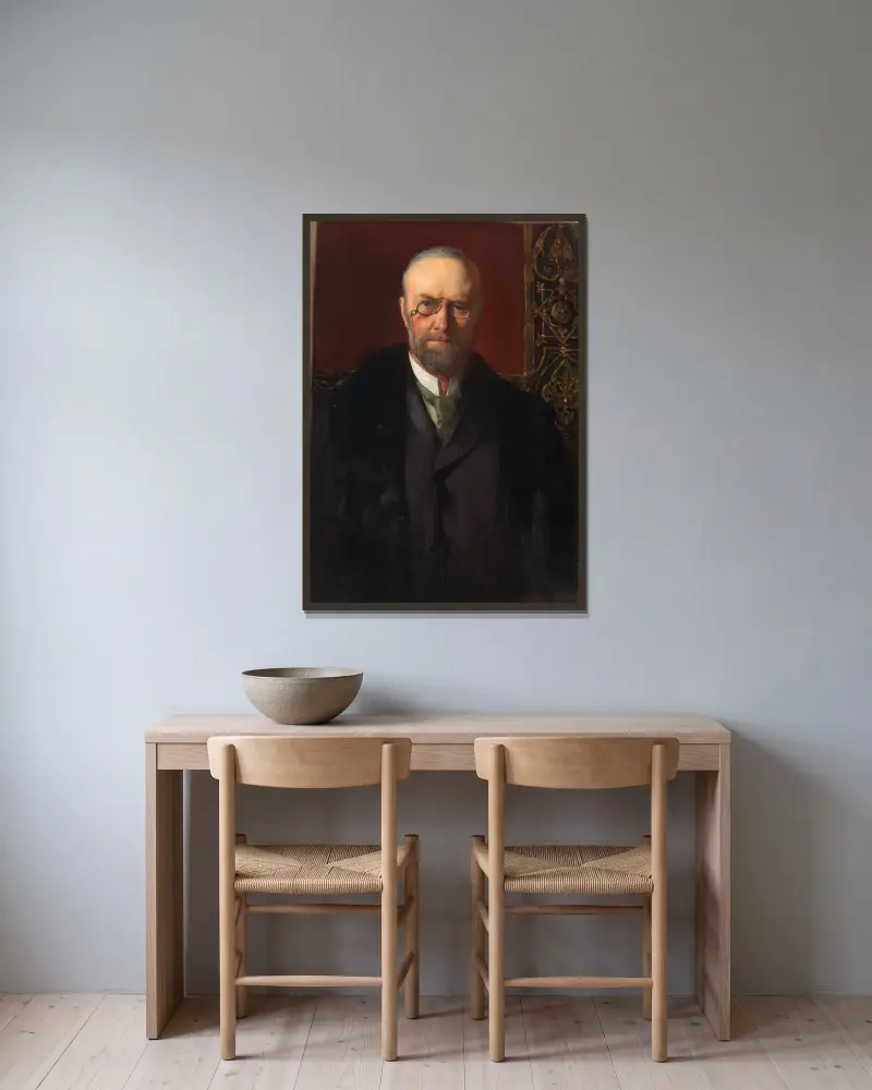 John Brooks Henderson, Jean-Joseph-Benjamin Constant v rámu na stěně