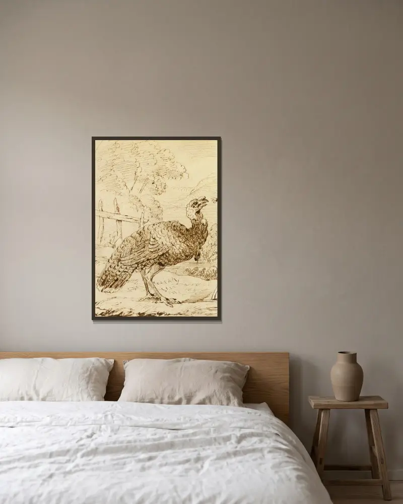 Truthahn – Nr. 2 von Benjamin West gerahmt an einer Wand