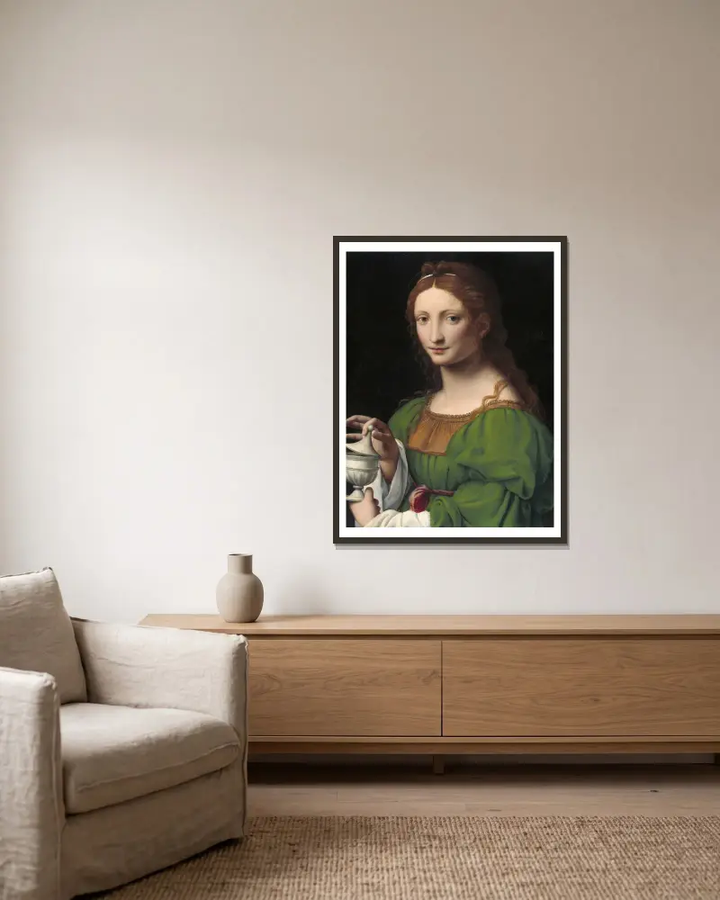 Maria Magdalena, Bernardino Luini w ramie na ścianie