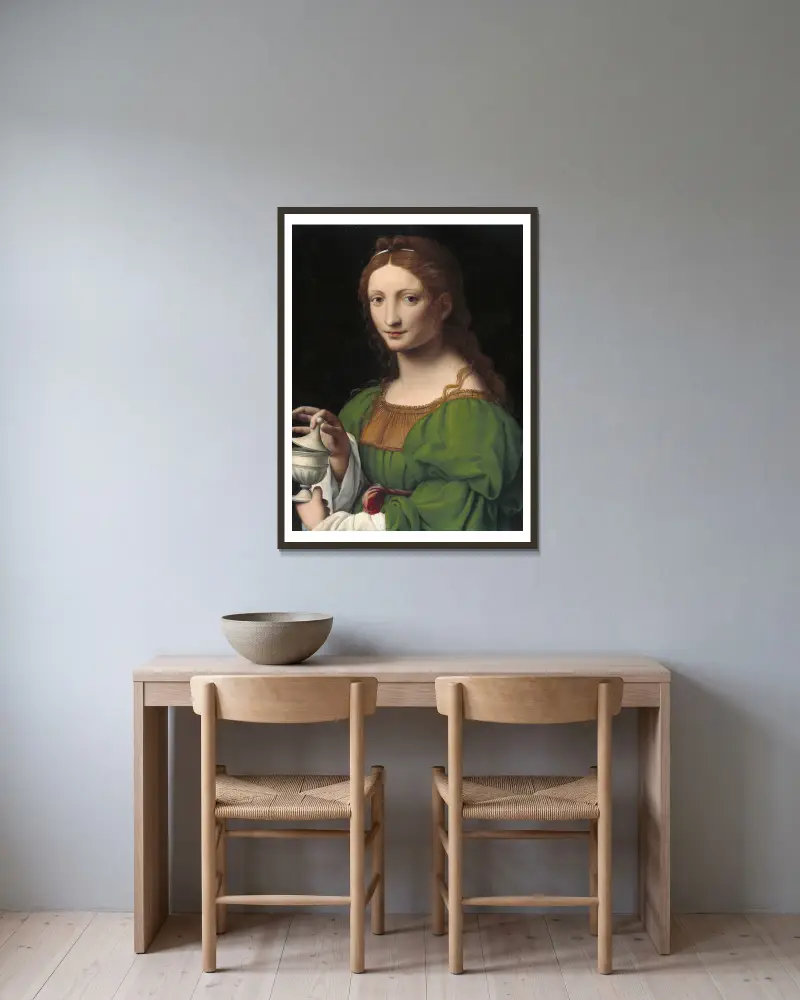 Maria Magdalena, Bernardino Luini w ramie na ścianie