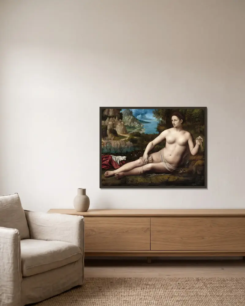 Venuše, Bernardino Luini v rámu na stěně