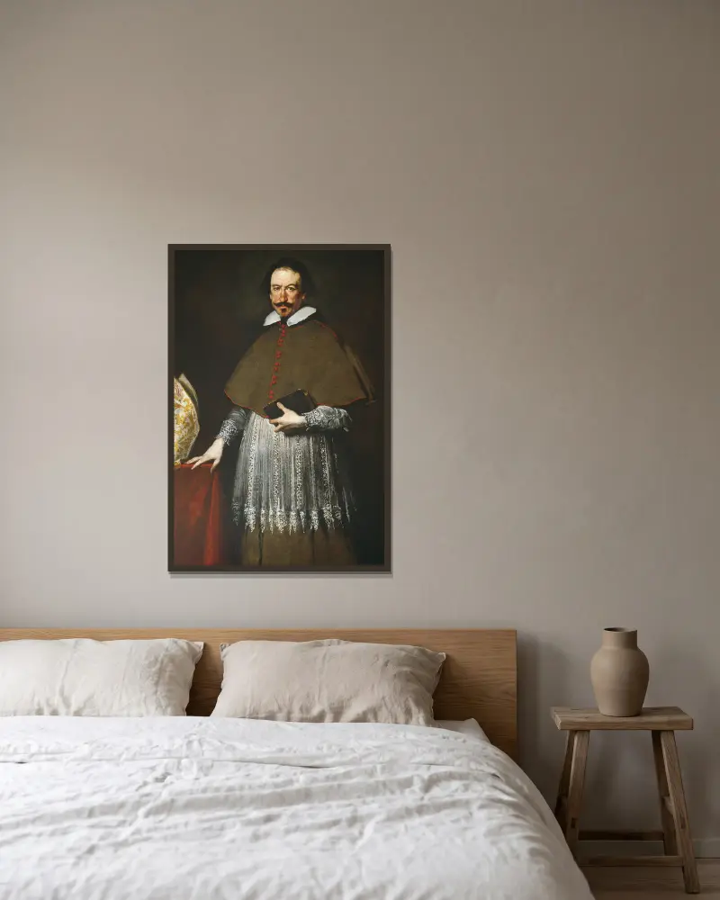 Biskop Alvise Grimani, Bernardo Strozzi v rámu na stěně