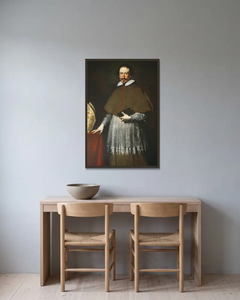 Biskop Alvise Grimani, Bernardo Strozzi v rámu na stěně
