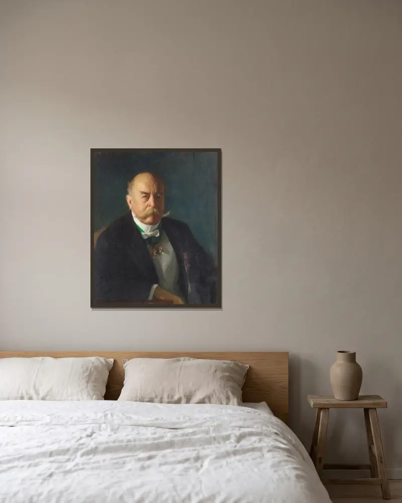 Generalkonsul Adolf Bratt, Göteborg av Bernhard Österman inramad på en vägg