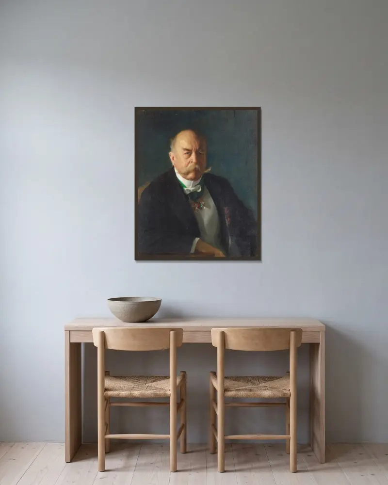 Generalkonsul Adolf Bratt, Göteborg av Bernhard Österman inramad på en vägg