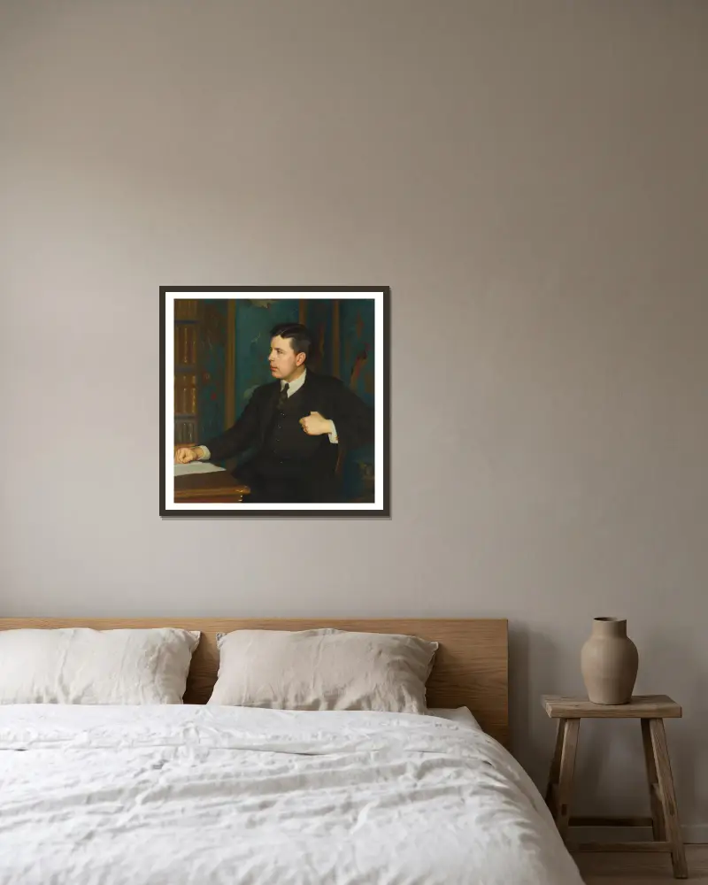 Książę koronny Gustaw Adolf, Bernhard Österman w ramie na ścianie