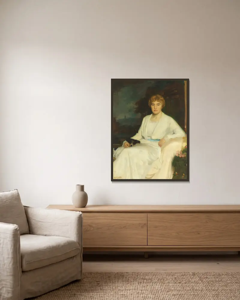 Dagmar Sophia Wikström (1892-1942), Bernhard Österman w ramie na ścianie