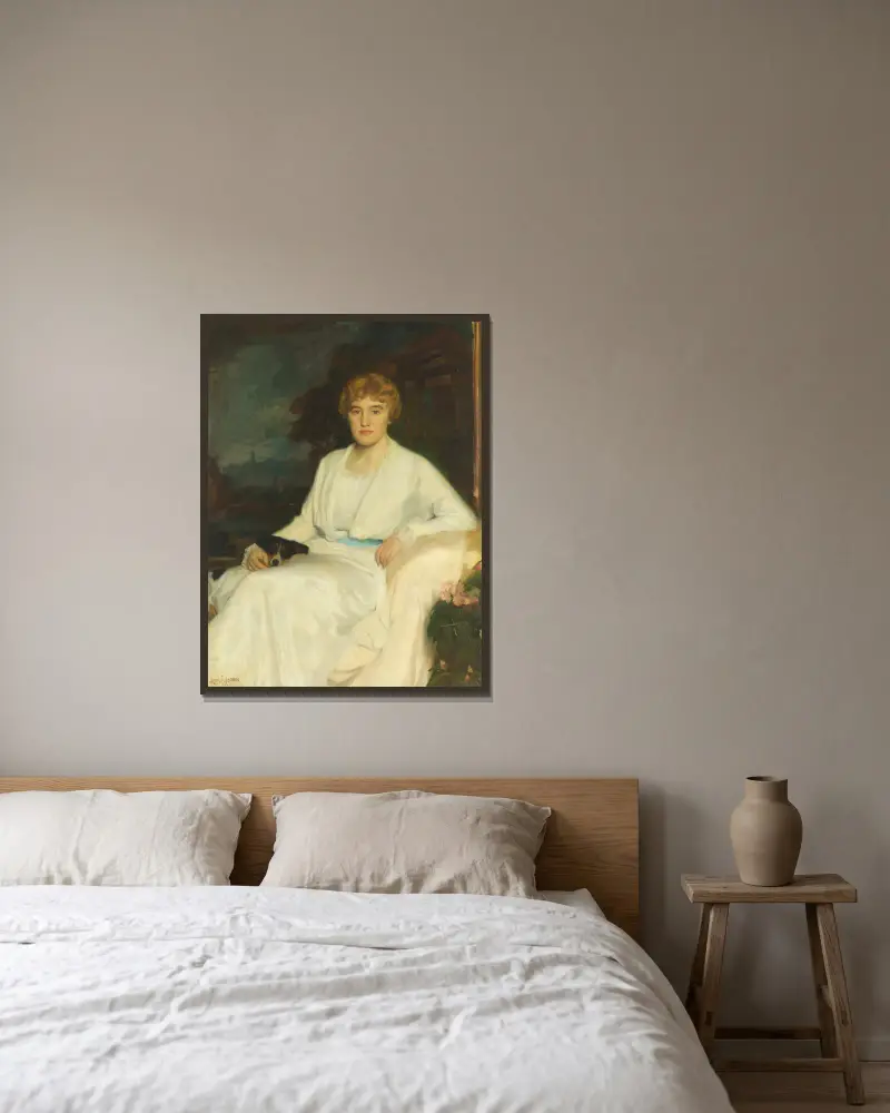 Dagmar Sophia Wikström (1892-1942), Bernhard Österman w ramie na ścianie