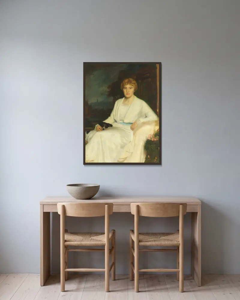 Dagmar Sophia Wikström (1892-1942), Bernhard Österman w ramie na ścianie