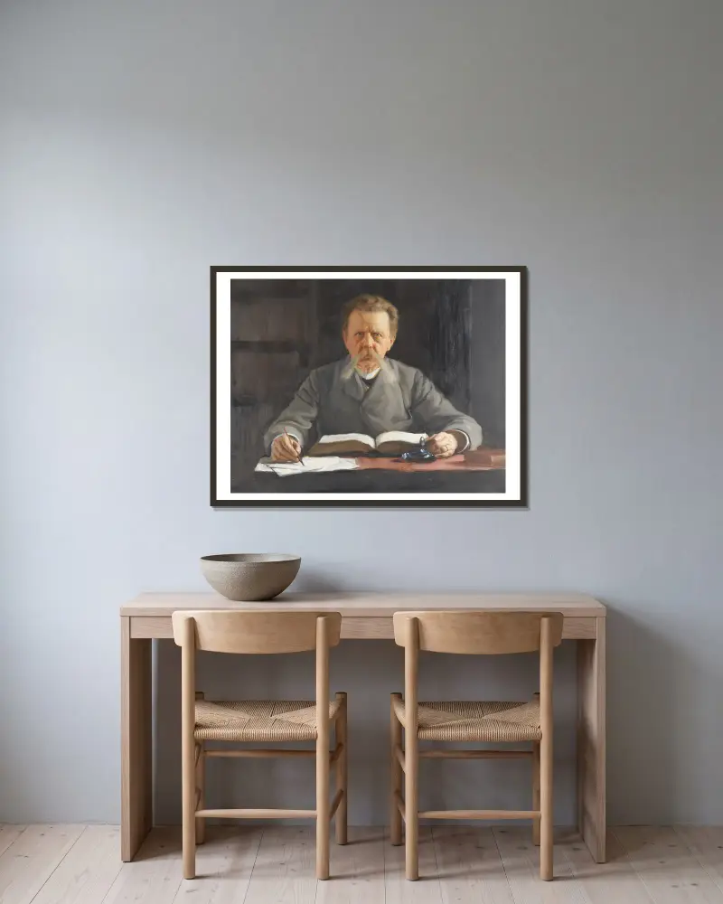 Gunnar Wennerberg, Bernhard Österman v rámu na stěně