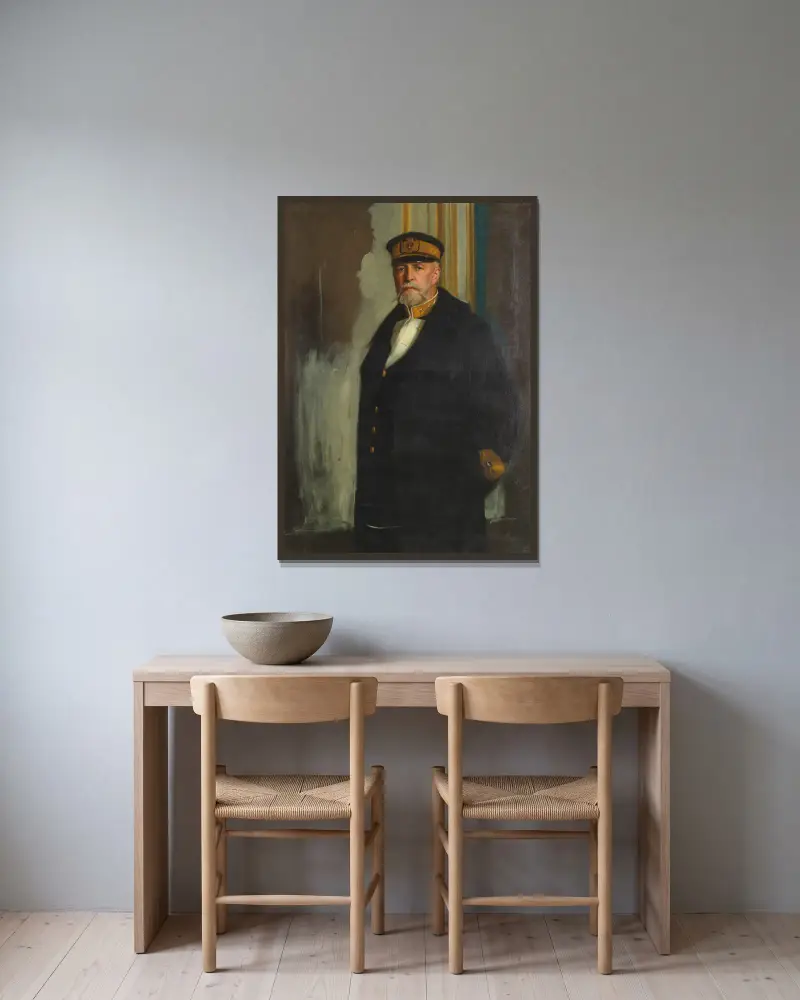 Oscar II, Bernhard Österman v rámu na stěně